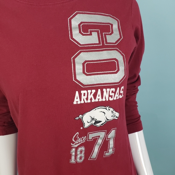Arkansas Razorback Graphic T-Shirt Ladies Size M - Picture 2 of 4